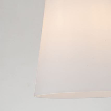 Quoizel - Hanglamp met vaste pendel STARING 1xE27/40W/230V diameter 18,4 cm goud/patina/wit