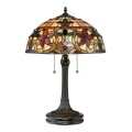Quoizel - Tafellamp Tiffany KAMI 2xE27/60W/230V