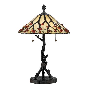 Quoizel - Tafellamp Tiffany WHISPERING 2xE27/60W/230V