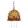 Quoizel - Tiffany ROSECLIFFE kroonluchter aan ketting, 3xE27/100W/230V