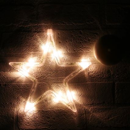 Raamdecoratie 8xLED/3xAA