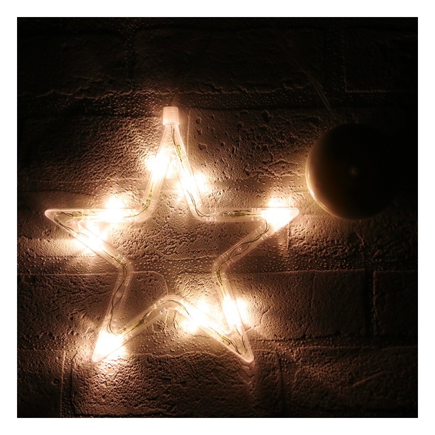 Raamdecoratie 8xLED/3xAA
