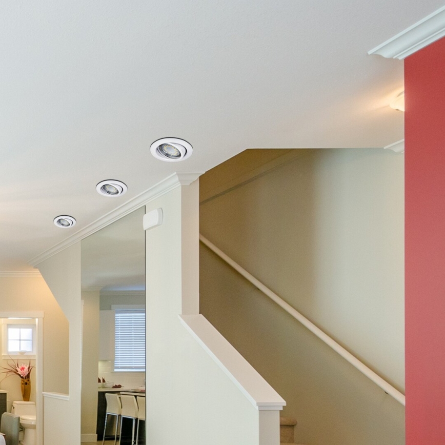 Rabalux - SET van 3 LED-inbouwspots 1xGU10/3W/230V IP40