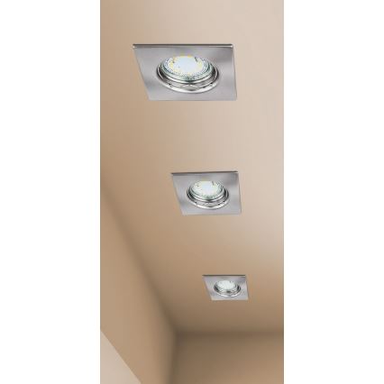 Rabalux - Set van 3 LED-inbouwspots voor badkamer 1xGU10/3W/230V IP44