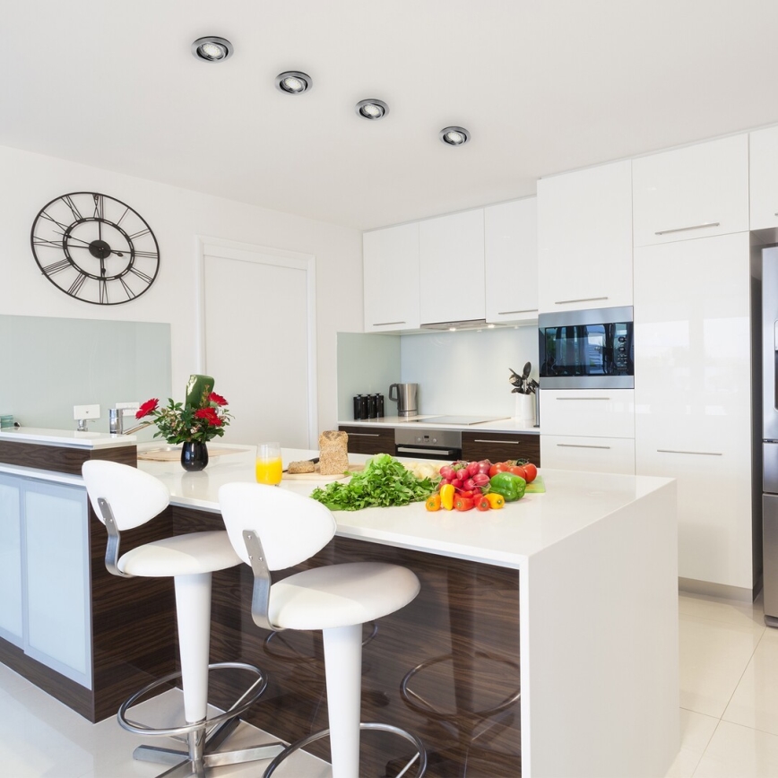 Rabalux - Set van 3 LED-inbouwspots 1x GU10/3W/230V IP40