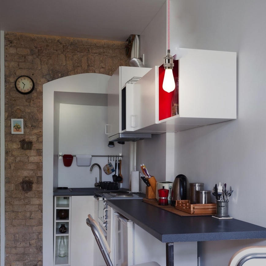 Rabalux - Hanglamp E27/40W glanzend chroom