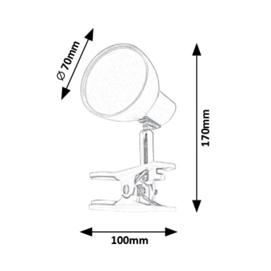Rabalux - LED Klemspot LED/5W/230V
