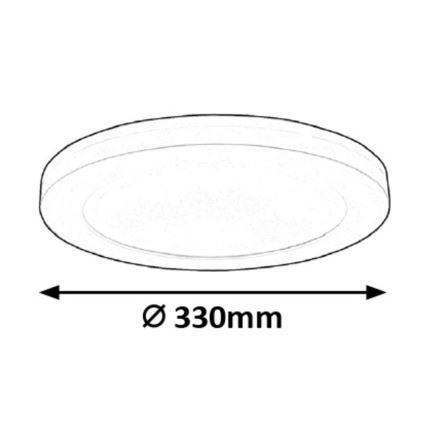 Rabalux - LED Paneel met sensor LED/30W/230V 33 cm