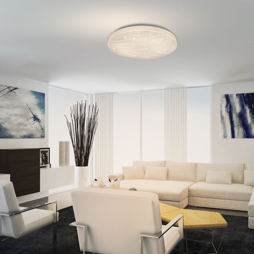 Rabalux - LED Plafondlamp dimbaar met afstandsbediening LED/50W/230V