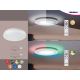 Rabalux - Dimbare LED plafondlamp met afstandsbediening RGB LED/32W/230V