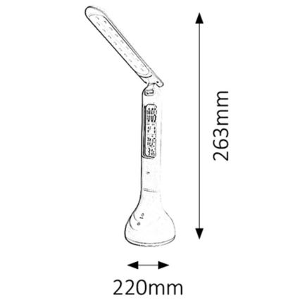 Rabalux 1515 - LED Tafellamp JUSTIN LED / 4W / USB