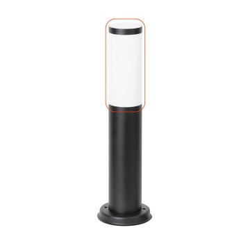 Rabalux 19607 - Vervangende lampenkap voor buitenlamp BLACK TORCH E27