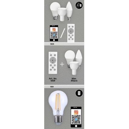 Rabalux - Dimbare LED RGB Lamp GU10/5W/230V Wi-Fi 3000-6500K