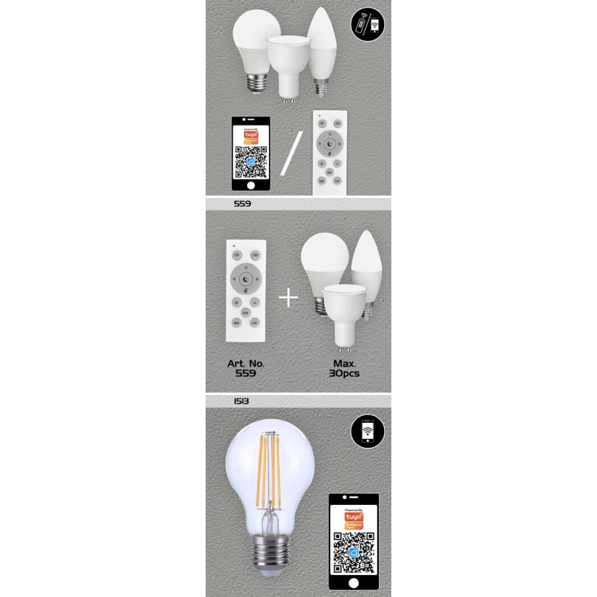 Rabalux - Dimbare LED RGB Lamp GU10/5W/230V Wi-Fi 3000-6500K
