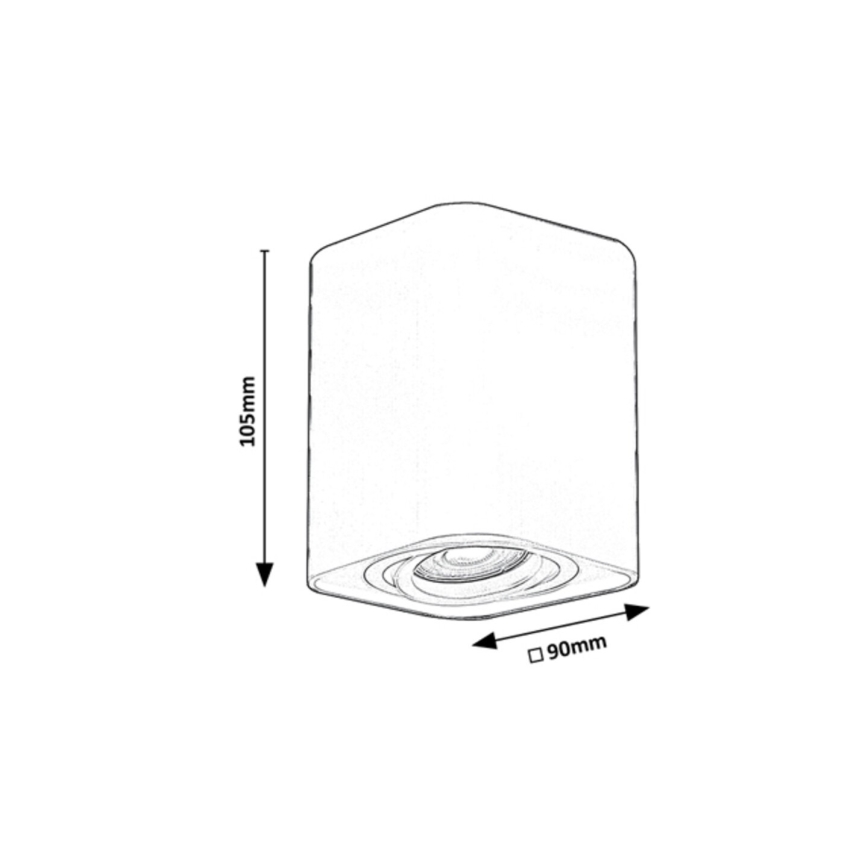 Rabalux - Spot 1xGU10/42W/230V wit