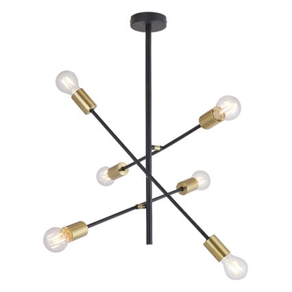 Rabalux - Hanglamp met vaste pendel 6xE27/15W/230V