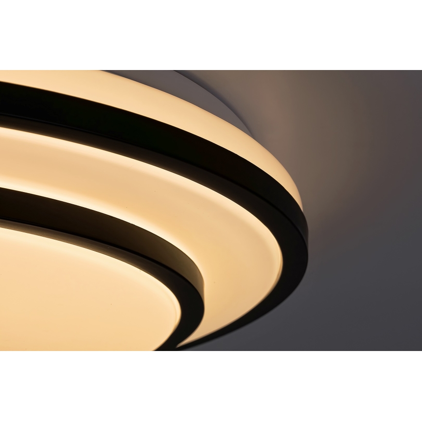 Rabalux - Dimbare LED Plafond Lamp LED/40W/230V 3000-6500K zwart + afstandsbediening