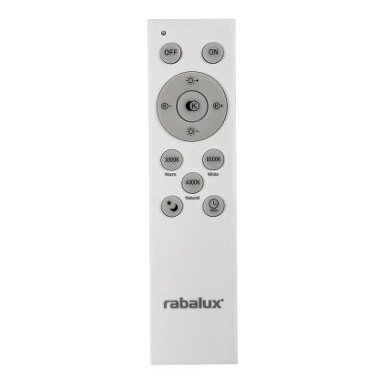 Rabalux - Dimbare LED Plafond Lamp LED/40W/230V 3000-6500K zwart + afstandsbediening