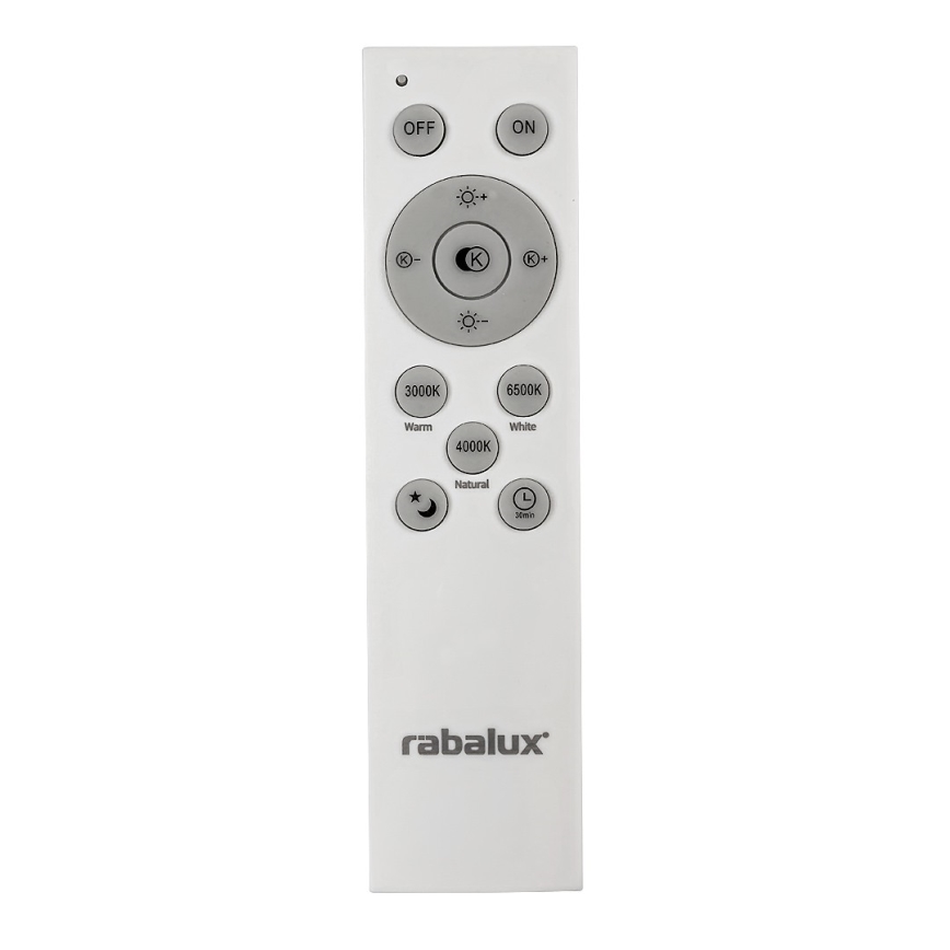 Rabalux - Dimbare LED Plafond Lamp LED/40W/230V 3000-6500K zwart + afstandsbediening