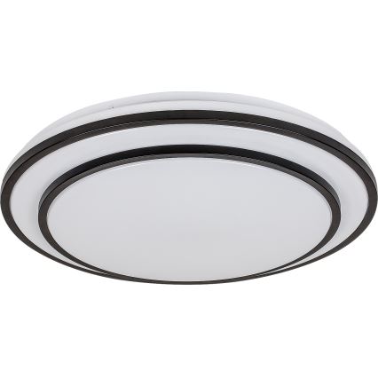Rabalux - Dimbare LED-plafondlamp LED/40W/230V 3000-6500K zwart Ø 49 cm + afstandsbediening