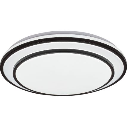 Rabalux - Dimbare LED-plafondlamp LED/40W/230V 3000-6500K zwart Ø 49 cm + afstandsbediening