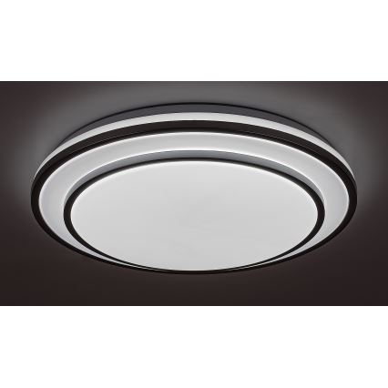 Rabalux - LED dimbare plafondlamp LED/40W/230V 3000-6500K zilver Ø 49 cm + afstandsbediening