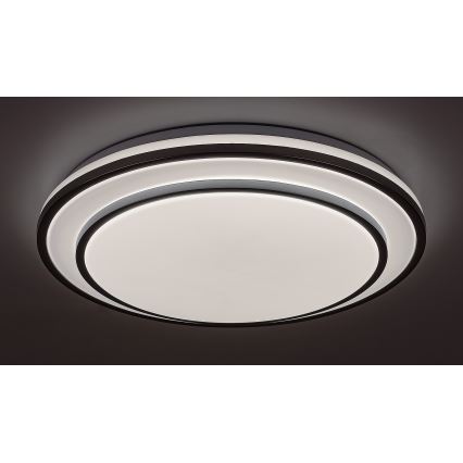 Rabalux - LED dimbare plafondlamp LED/40W/230V 3000-6500K zilver Ø 49 cm + afstandsbediening