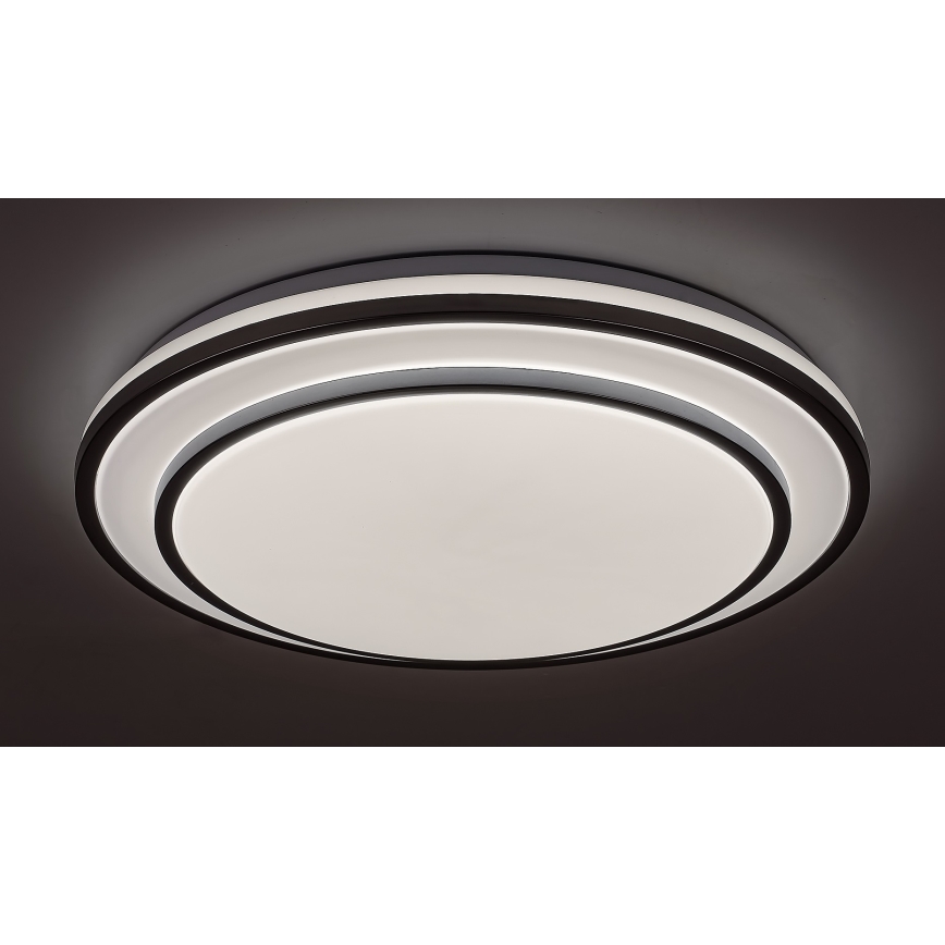 Rabalux - LED dimbare plafondlamp LED/40W/230V 3000-6500K zilver Ø 49 cm + afstandsbediening
