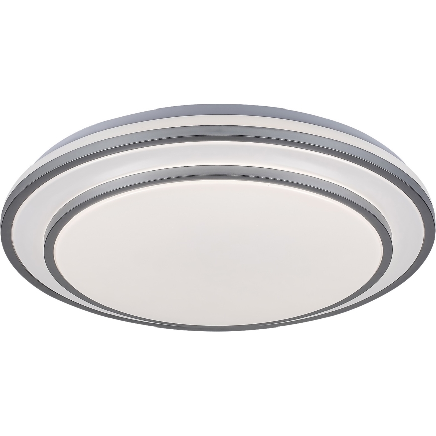 Rabalux - LED dimbare plafondlamp LED/40W/230V 3000-6500K zilver Ø 49 cm + afstandsbediening