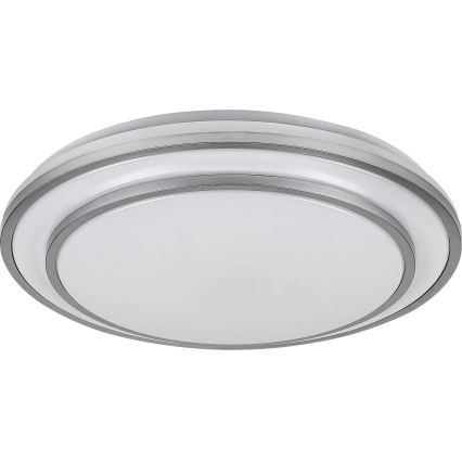 Rabalux - LED dimbare plafondlamp LED/40W/230V 3000-6500K zilver Ø 49 cm + afstandsbediening