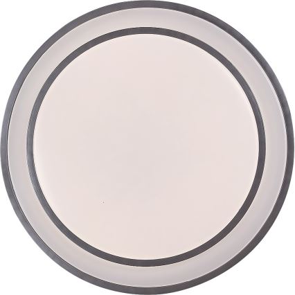 Rabalux - LED dimbare plafondlamp LED/40W/230V 3000-6500K zilver Ø 49 cm + afstandsbediening