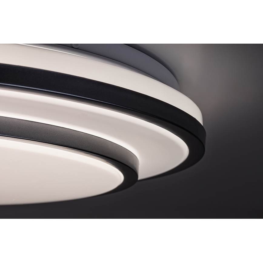 Rabalux - LED dimbare plafondlamp LED/40W/230V 3000-6500K zilver Ø 49 cm + afstandsbediening