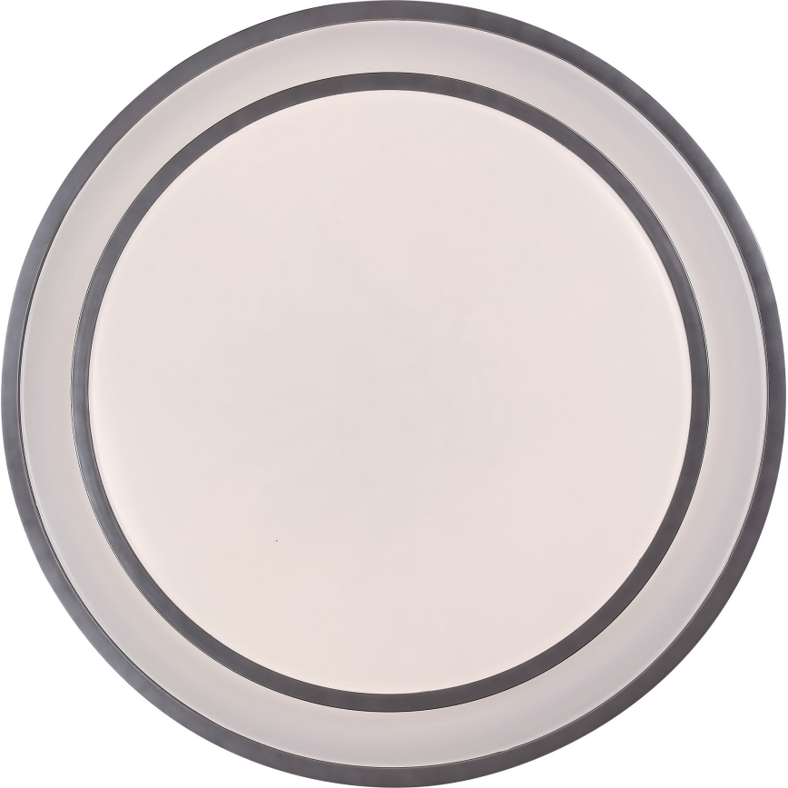 Rabalux - LED dimbare plafondlamp LED/40W/230V 3000-6500K zilver Ø 49 cm + afstandsbediening