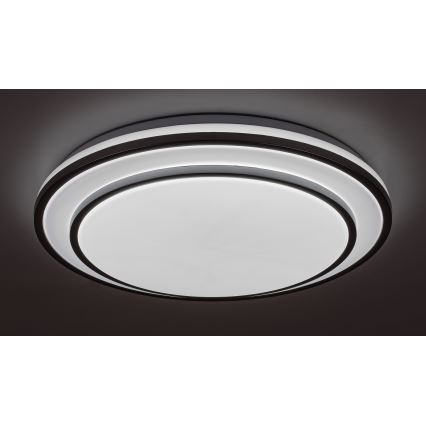 Rabalux - LED dimbare plafondlamp LED/40W/230V 3000-6500K zilver Ø 49 cm + afstandsbediening