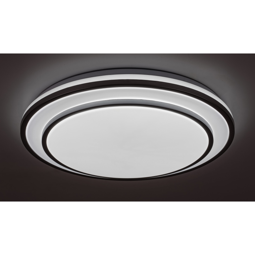 Rabalux - LED dimbare plafondlamp LED/40W/230V 3000-6500K zilver Ø 49 cm + afstandsbediening