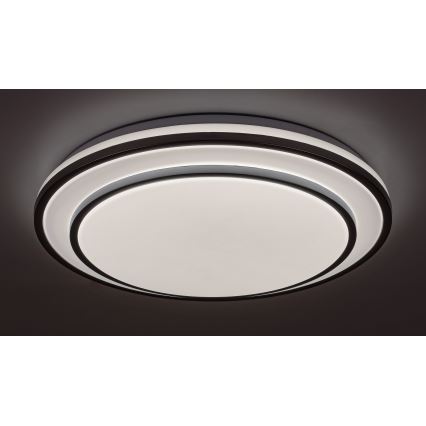 Rabalux - LED dimbare plafondlamp LED/40W/230V 3000-6500K zilver Ø 49 cm + afstandsbediening