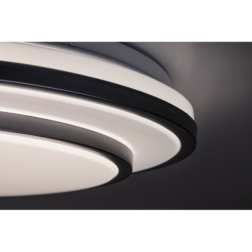Rabalux - LED dimbare plafondlamp LED/40W/230V 3000-6500K zilver Ø 49 cm + afstandsbediening