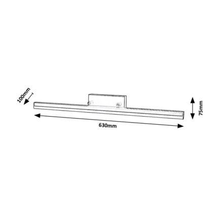 Rabalux - LED Spiegelverlichting badkamer LED/18W/230V 63 cm IP44