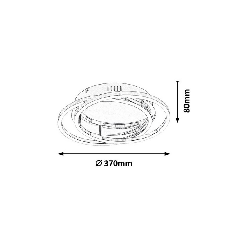 Rabalux - LED Plafondverlichting LED/30W/230V  37cm