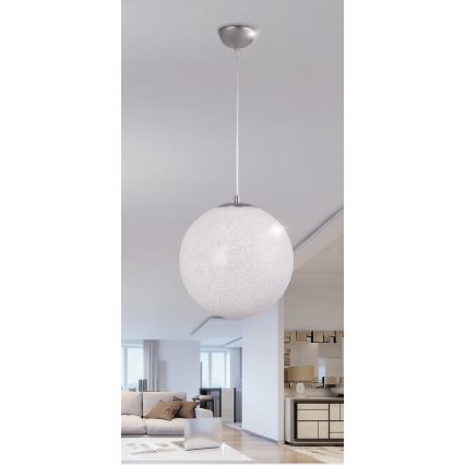 Rabalux 2206 - Hanglamp BIANCA 1xE27/40W/230V wit