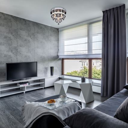 Rabalux - Kristallen plafonnière LED/20W/230V + 3xE14/40W Ø 30 cm