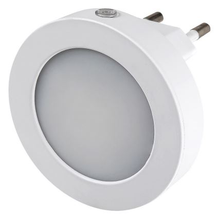 Rabalux - LED Nachtlamp met sensor LED/0,5W/230V 3000K diameter 65 mm