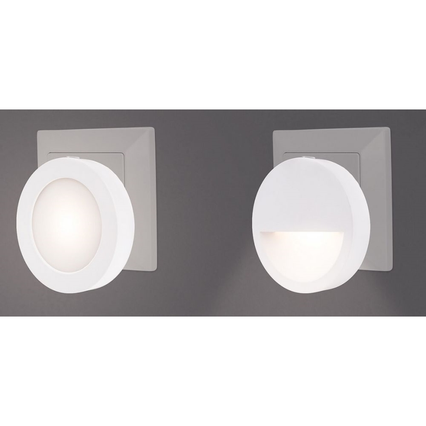 Rabalux - LED Nachtlampje met schemersensor LED/0,5W/230V 3000K diameter 65 mm