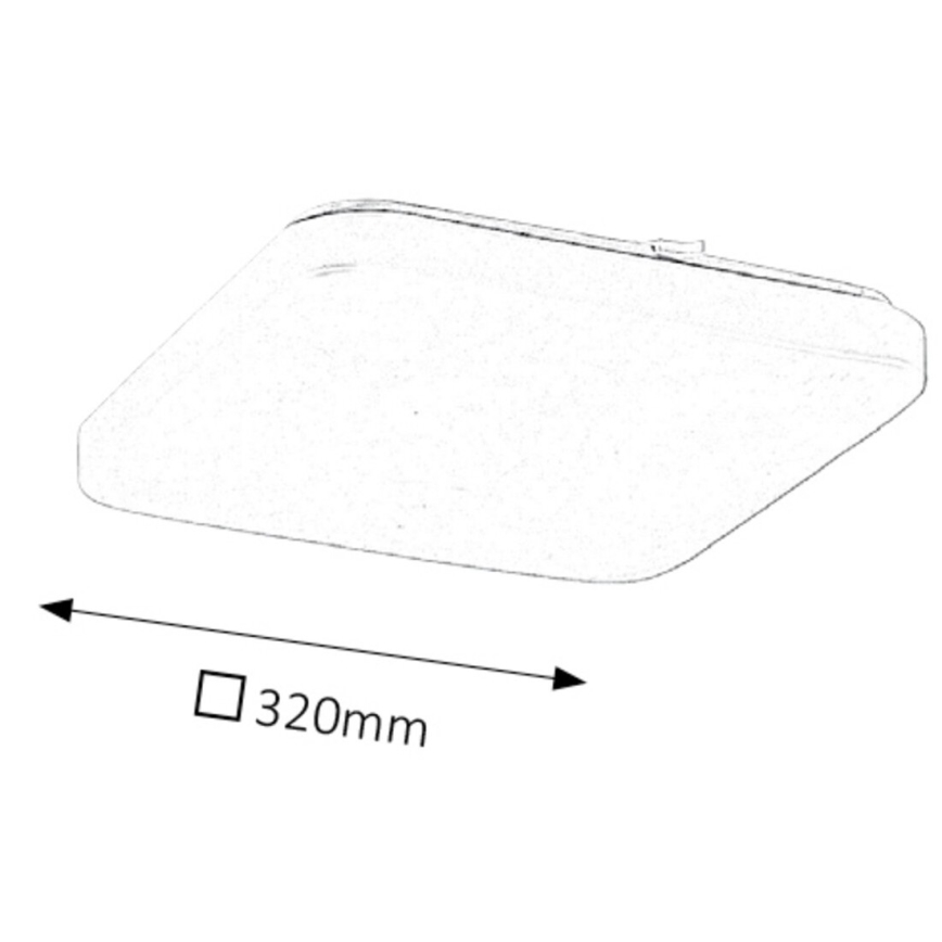 Rabalux - LED plafondlamp LED/32W/230V 32x32 cm
