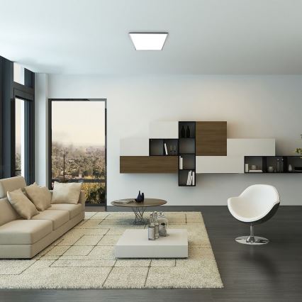 Rabalux - LED RGB dimbare plafondlamp LED/22W/230V Wi-Fi Tuya + afstandsbediening 42x42 cm