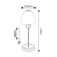 Rabalux - Dimbare tafellamp 1xE14/40W/230V mat chroom