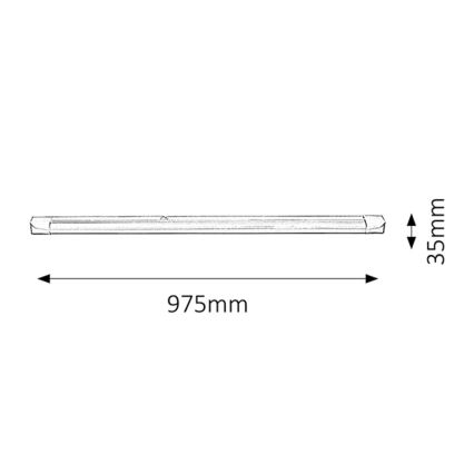 Rabalux - Werkbladverlichting G13/30W/230V