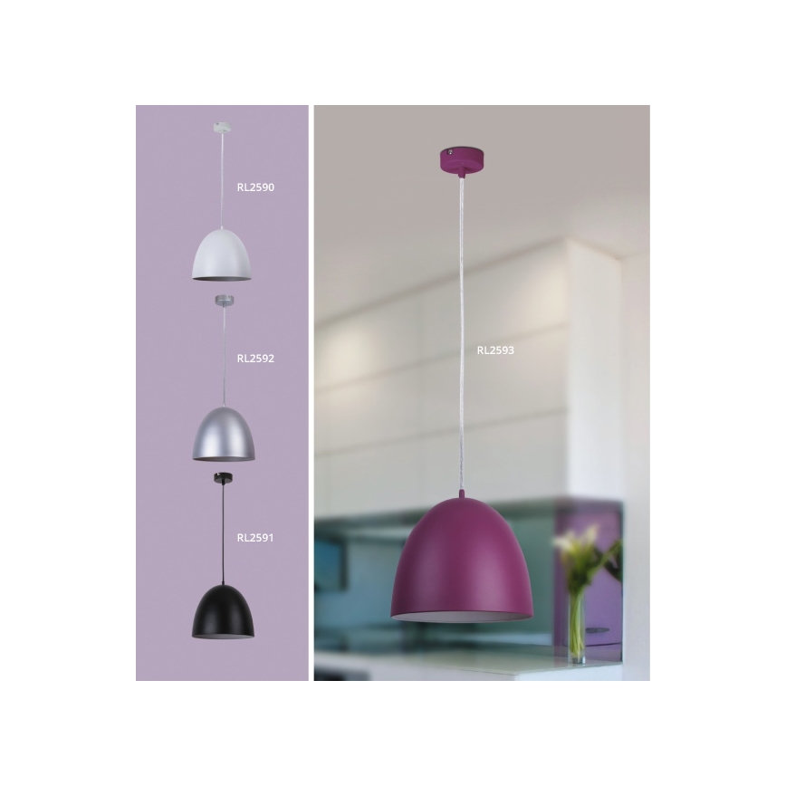 Rabalux 2593 - Hanglamp OLIVIA 1xE27/60W/230V