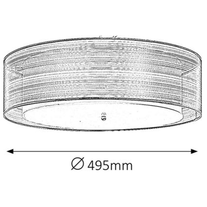 Rabalux - Plafondlamp 3xE14/25W/230V diameter 49,5 cm