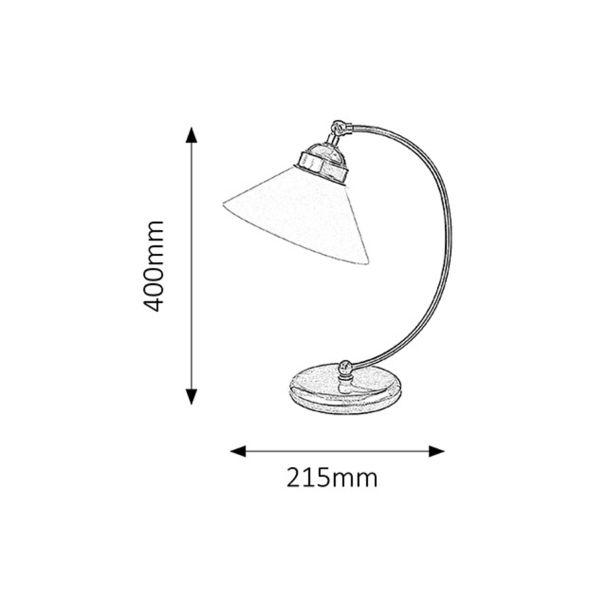 Rabalux - Tafellamp 1xE27/60W/230V